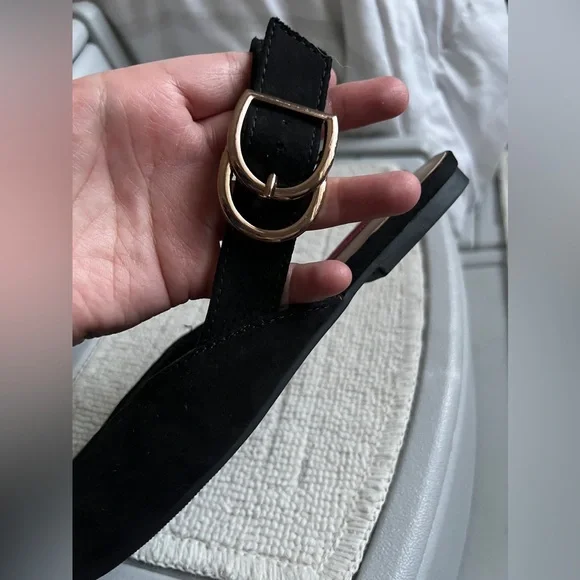 London Revel Slingback Pointed Toe Flats (ASOS) NWOT - Picture 3 of 4